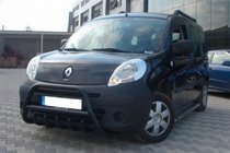 Renault Kangoo 2008–2020 Defensa Delantera WT003 Negra Acero Inoxidable foto 4