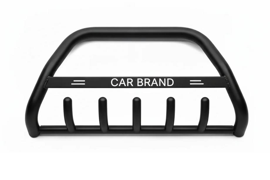 Volkswagen Touran 2010-2015 Defensa Delantera WT004 Negra (Acero Inoxidable) Foto 2