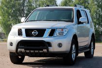 Nissan Navara 2006-2015 Defensa Delantera WT008 Negra (Acero Inoxidable) foto 4