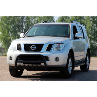 Defensa Delantera WT008 Negra (Acero Inoxidable) foto 4