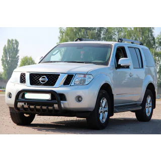 Defensa Delantera WT008 Negra (Acero Inoxidable) foto 1
