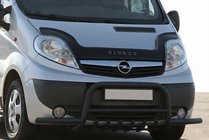 Renault Trafic 2001–2015 Defensa delantera Exclusive Black (acero inoxidable) foto 4