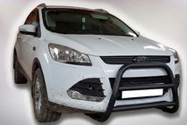 Ford Kuga/Escape 2013-2019 Defensa Delantera WT018 Negra (Acero Inoxidable) foto 2