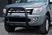 Ford Ranger 2011–2022 Defensa Delantera WT018 Negra (Acero Inoxidable) foto 3
