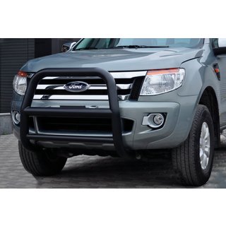 Defensa Delantera WT018 Negra (Acero Inoxidable) Ford Ranger 2011–2022 foto 3