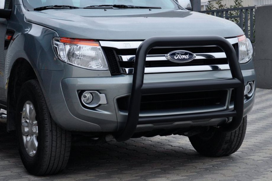 Ford Ranger 2011–2022 Defensa Delantera WT018 Negra (Acero Inoxidable) Image