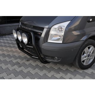 Defensa Delantera WT018 Negra (2006-2014, Acero Inoxidable) foto 3