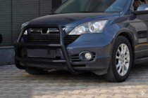 Honda CRV 2007-2011 Defensa Delantera WT018 Negra (Acero Inoxidable) foto 1