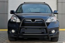 Honda CRV 2007-2011 Defensa Delantera WT018 Negra (Acero Inoxidable) foto 2