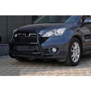 Defensa Delantera WT018 Negra (Acero Inoxidable) Honda CRV 2007-2011 foto 1