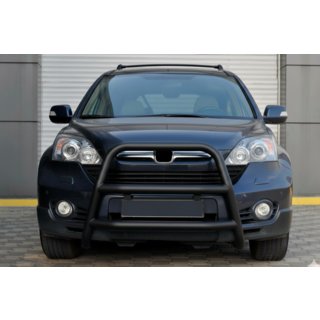 Defensa Delantera WT018 Negra (Acero Inoxidable) Honda CRV 2007-2011 foto 2