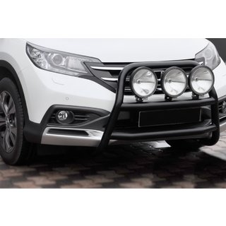 Defensa Delantera WT018 Negra (Acero Inoxidable) Honda CRV 2012-2016 foto 1