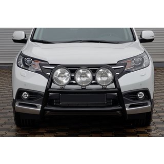 Defensa Delantera WT018 Negra (Acero Inoxidable) Honda CRV 2012-2016 foto 4