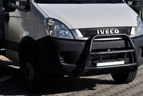 Iveco Daily 2006-2014 Defensa Delantera WT018 Negra foto 2