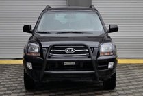 Kia Sportage 2004-2010 Defensa Delantera WT018 Negra (Acero Inoxidable) foto 2