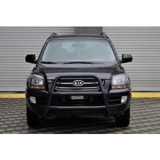Defensa Delantera WT018 Negra (Acero Inoxidable) Kia Sportage 2004-2010 foto 2