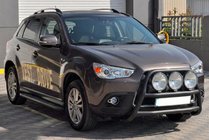 Mitsubishi ASX 2010-2023 Defensa Delantera WT018 Negra (Acero Inoxidable) foto 3