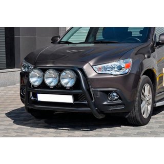 Defensa Delantera WT018 Negra (Acero Inoxidable) foto 1