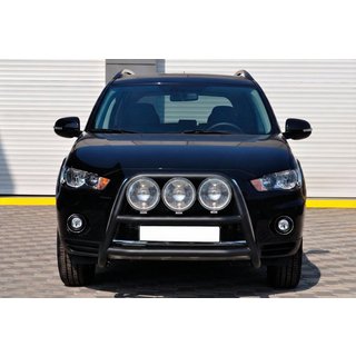 Defensa Delantera WT018 Negra (Acero Inoxidable) foto 1