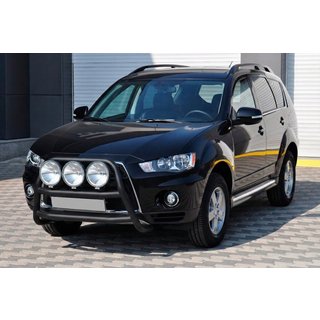 Defensa Delantera WT018 Negra (Acero Inoxidable) foto 2