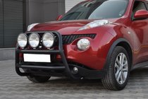 Nissan Juke 2010-2019 Defensa Delantera WT018 Negra (Acero Inoxidable) foto 2