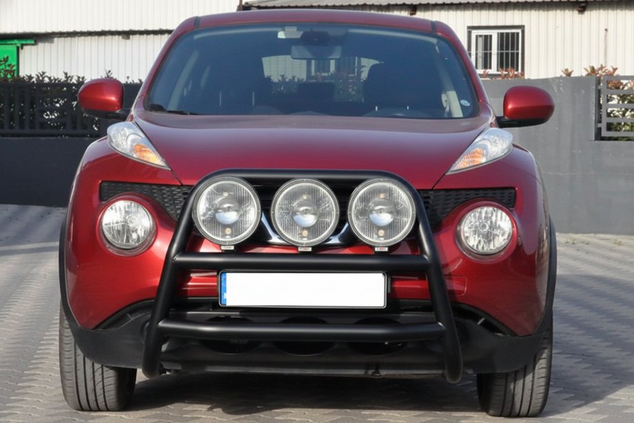Nissan Juke 2010-2019 Defensa Delantera WT018 Negra (Acero Inoxidable) Image