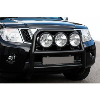 Defensa Delantera WT018 Negra (Acero Inoxidable) Nissan Navara 2006-2015