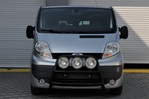Renault Trafic 2001–2015 Defensa Delantera WT018 Negra (Acero Inoxidable) foto 2