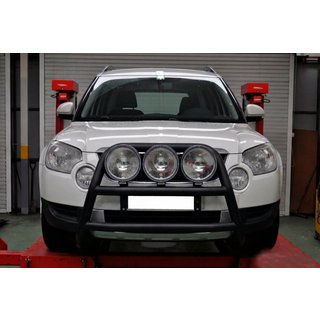 Defensa Delantera WT018 Negra (Acero Inoxidable) Skoda Yeti 2009-2017 foto 3