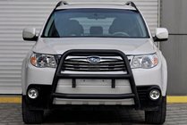 Subaru Forester 2008-2013 Defensa Delantera WT018 Negra (Acero Inoxidable) foto 1