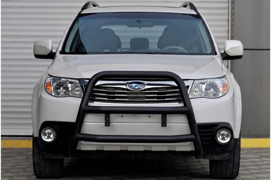 Subaru Forester 2008-2013 Defensa Delantera WT018 Negra (Acero Inoxidable) Image