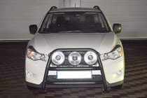 Subaru XV 2011-2017 Defensa Delantera WT018 Negra (Acero Inoxidable) foto 1