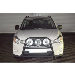 Defensa Delantera WT018 Negra (Acero Inoxidable) Subaru XV 2011-2017 foto 1