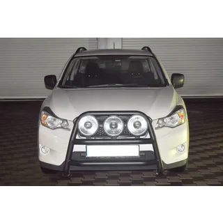 Defensa Delantera WT018 Negra (Acero Inoxidable) foto 1