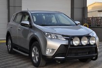 Toyota Rav 4 2013-2018 Defensa Delantera WT018 Negra (Acero Inoxidable) foto 2
