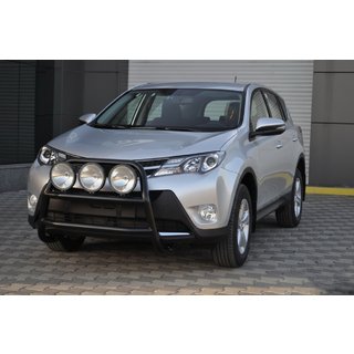 Defensa Delantera WT018 Negra (Acero Inoxidable) Toyota Rav 4 2013-2018 foto 3
