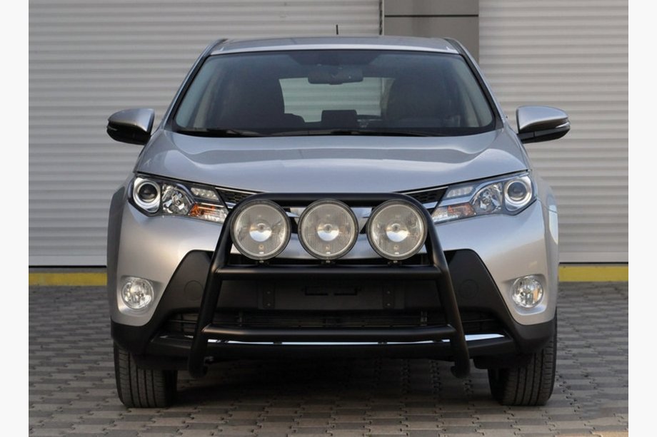 Toyota Rav 4 2013-2018 Defensa Delantera WT018 Negra (Acero Inoxidable) Image