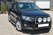 Volkswagen Tiguan 2007-2016 Defensa Delantera WT018 Negra (Acero Inoxidable) foto 3