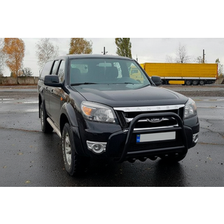 Defensa Delantera QT008 Negra (Acero Inoxidable) foto 2