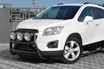 Chevrolet Trax 2012-2023 Defensa Delantera WT018 Negra (Acero Inoxidable) foto 3