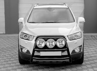 Chevrolet Trax 2012-2023 Defensa Delantera WT018 Negra (Acero Inoxidable) foto 1