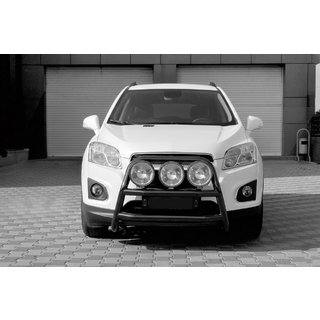 Defensa Delantera WT018 Negra (Acero Inoxidable) foto 2
