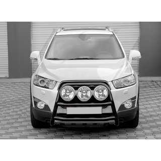 Defensa Delantera WT018 Negra (Acero Inoxidable) foto 1