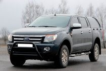 Ford Ranger 2011–2022 Defensa Delantera WT022 Negra (Acero Inoxidable) foto 3
