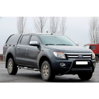 Defensa Delantera WT022 Negra (Acero Inoxidable) Ford Ranger 2011–2022 foto 2