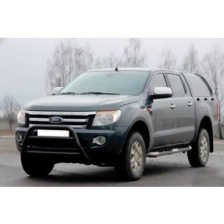 Defensa Delantera WT022 Negra (Acero Inoxidable) Ford Ranger 2011–2022 foto 3