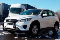 Mazda CX-5 2012-2017 Defensa Delantera WT021 Negra (Acero Inoxidable) foto 2