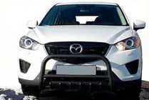 Mazda CX-5 2012-2017 Defensa Delantera WT021 Negra (Acero Inoxidable) foto 3