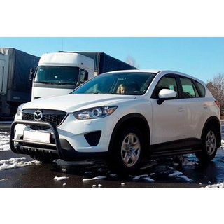 Defensa Delantera WT021 Negra (Acero Inoxidable) Mazda CX-5 2012-2017 foto 2