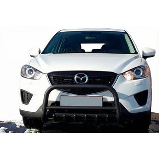 Defensa Delantera WT021 Negra (Acero Inoxidable) Mazda CX-5 2012-2017 foto 3
